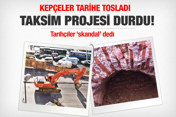 Taksim Meydanı'ndan bakın ne çıktı