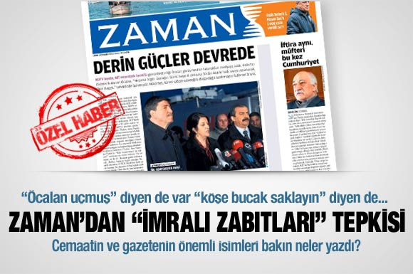 Zaman yazarları Apo'yu bombaladı