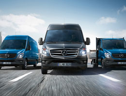 Mercedes Sprinter'a güvenlik makyajı