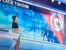 Fransız kanalında Türk Bayrağı hatası!