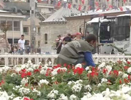 Taksim yeniden çiçek açtı