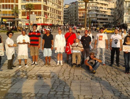 İzmir'de Gezi ve Lice protestosu