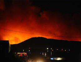 İzmir Petkim'de yangın