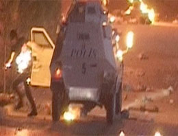 Cizre'deki gösteride iki polis yaralandı