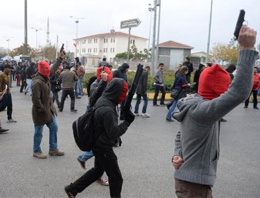 Gedik'in cenazesinde şok kareler!