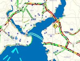 İstanbul trafiği kilitlenmiş durumda