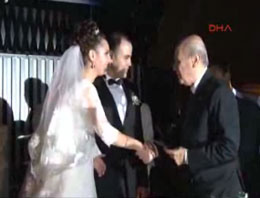 Bahçeli Türkeş'in oğlunun nikah şahidi oldu