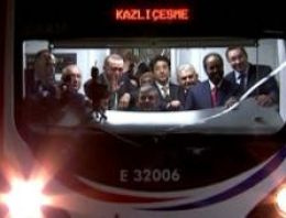 Marmaray tüneli resmen açıldı