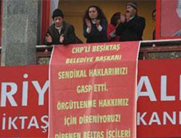 İşçiler CHP ilçe binasını işgal etti!