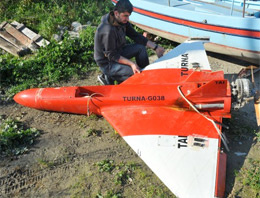Balıkçılar insansız hava aracı yakaladı