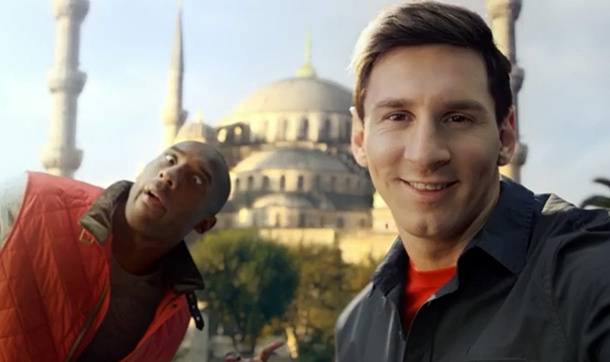 Messi ve Kobe Sultanahmet'te buluştu