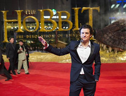 Hobbit 2'nin galası göz kamaştırdı