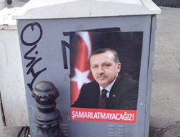Erdoğan afişlerini kim astırdı?