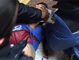 Güvenlik görevlisi metroda kafa kırdı