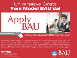 Üniversiteye girişte yeni model! BAU