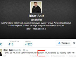 AK Partili Rifat Sait öyle vahim bir hata yaptı ki...
