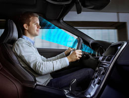 Volvo'nun dikkat ölçen sensör testi
