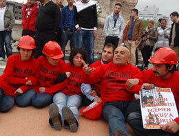 Taksim'de eylem yapan grup gözaltına alındı