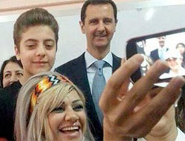 Artık Esad'ın da selfie'si var!