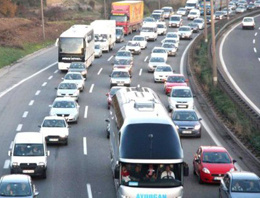 TEM otoyolunda üst geçit çalışması