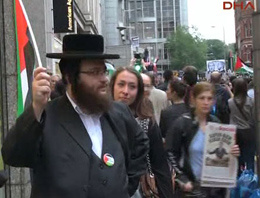 İsrail protestosuna Yahudiler'den destek