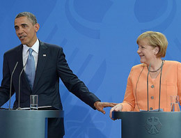 Obama Merkel ile görüştü