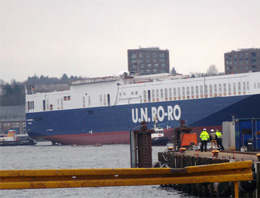 Ro-Ro gemileri 210 bin araç taşıdı