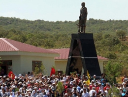 Lice'deki PKK heykeline suç duyurusu