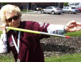101 yaşındaki kadın cirit atmada yarışacak
