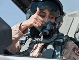 IŞİD'i bombalayan kadın pilota büyük şok