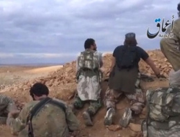 IŞİD çatışma bölgesinden video paylaştı