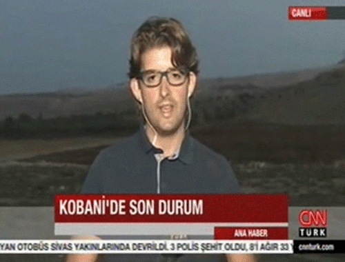 CNN Türk muhabiri ecel terleri döktü!