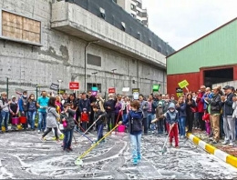 Katı atık merkezine karşı görülmemiş protesto