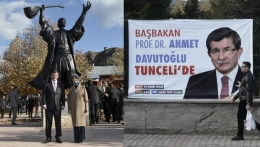 Davutoğlu Tunceli'ye olaylı geldi!