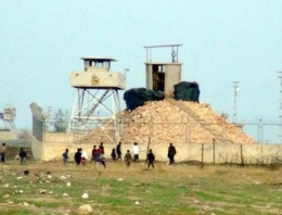 Sınırda protestoya gazlı müdahale!