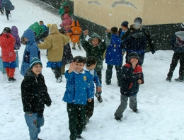 Kastamonu'da okullar tatil edildi