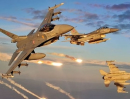 Türk savaş uçağına Suriye tacizi!