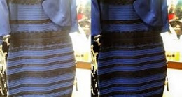 Bu elbise ne renk nasıl bakarsan bak fiyasko!
