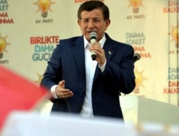 Davutoğlu Elazığ'da HDP'ye yüklendi!