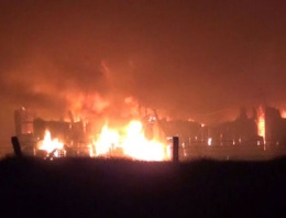 Eskişehir'de fabrika yangını!