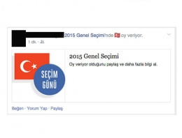 Facebook 'oy veriyorum' butonuna yoğun ilgi!