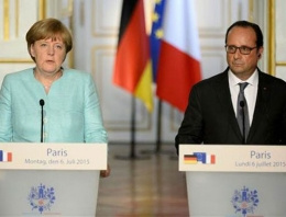 Merkel ve Hollande'dan Yunanistan mesajı!