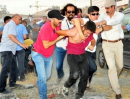 HDP'lilere polisten sert müdahale!
