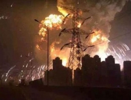Çin'de dev patlama! Yüzlerce yaralı var...