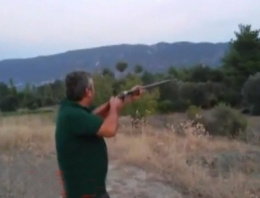 Av tüfeğiyle PKK'ya meydan okudu
