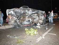 Çorluda trafik kazası: 3 ölü