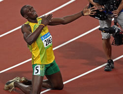 Usain Bolt'a Londra'da ayakkabı şoku