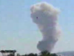 Patlamadan ilk görüntü