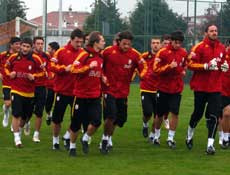 Galatasaray kafilesi Kayseride