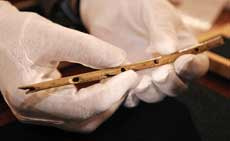40 bin yıl öncesine ait bir müzik aleti 